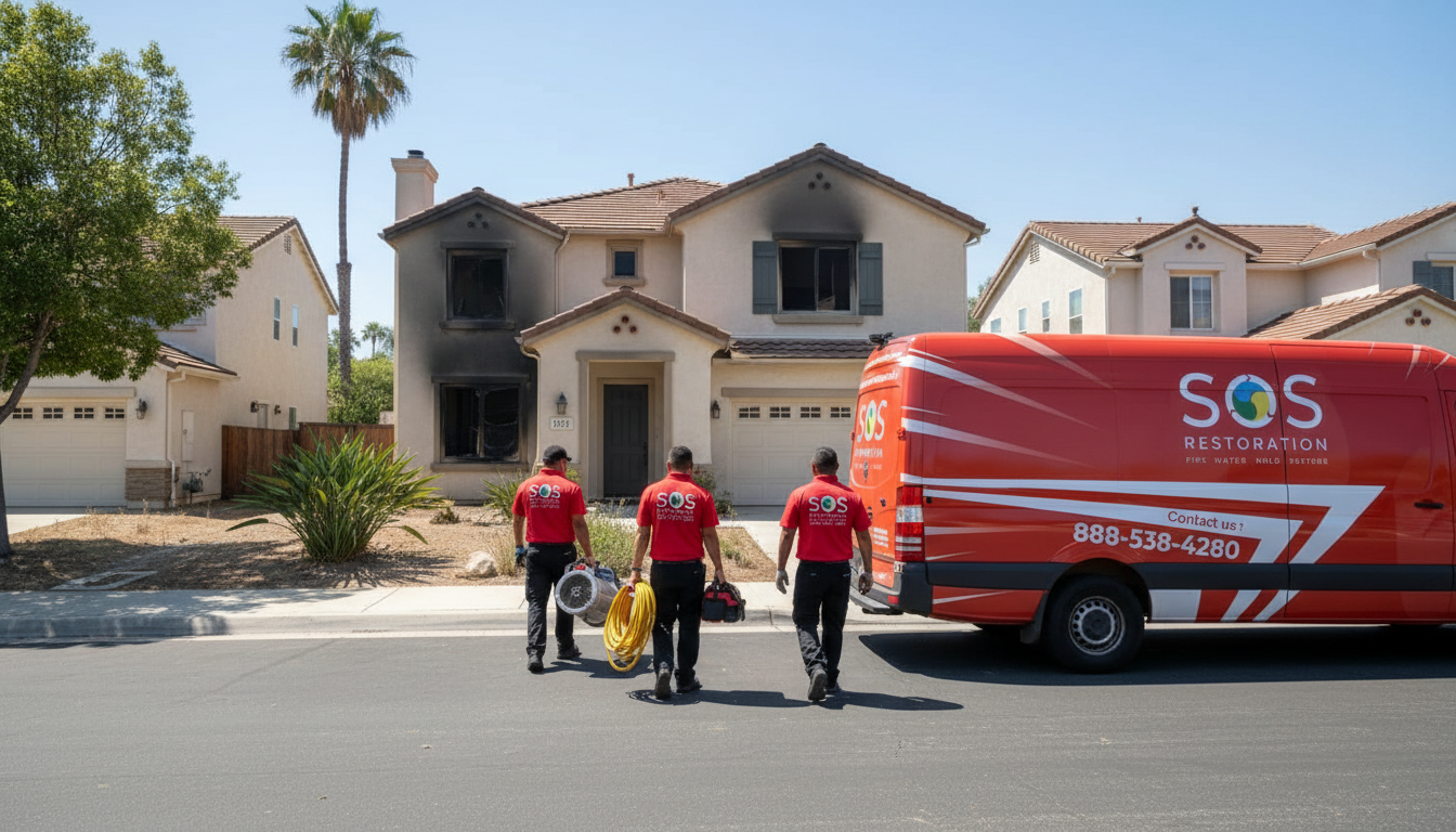 Emergency Fire & Smoke Damage Restoration in San Diego County