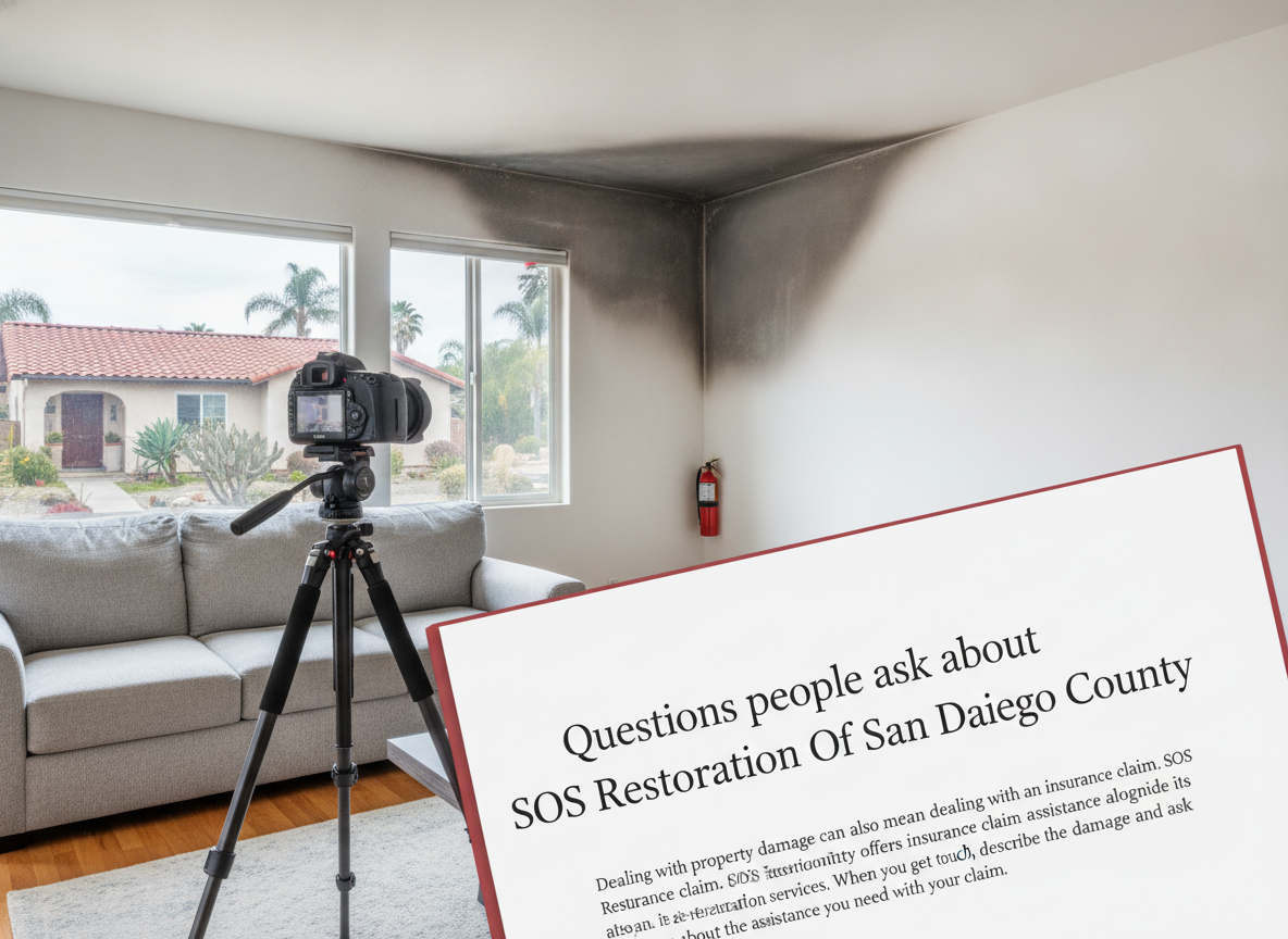Insurance claim assistance in San Diego County