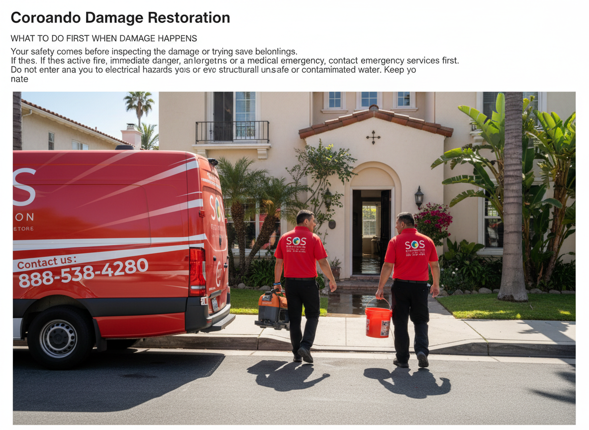 What to Do First When Damage Happens