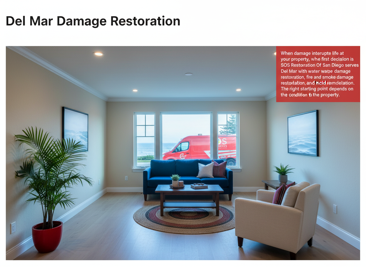 Restoration Help for Del Mar Properties